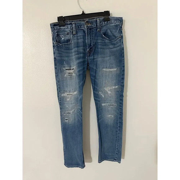 American Eagle Core Flex Distressed Men's Jeans sz32 - Picture 1 of 3